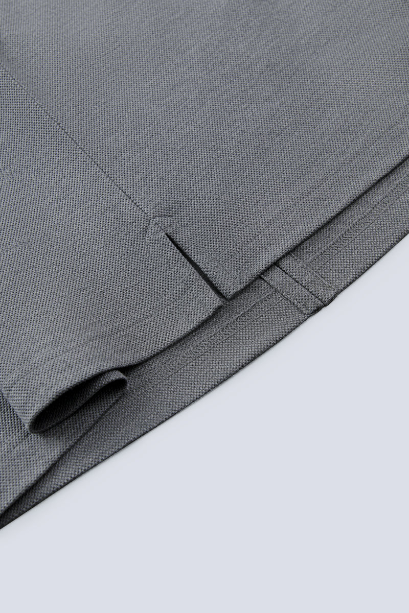 Polo piqué | Gris foncé EBCG30
