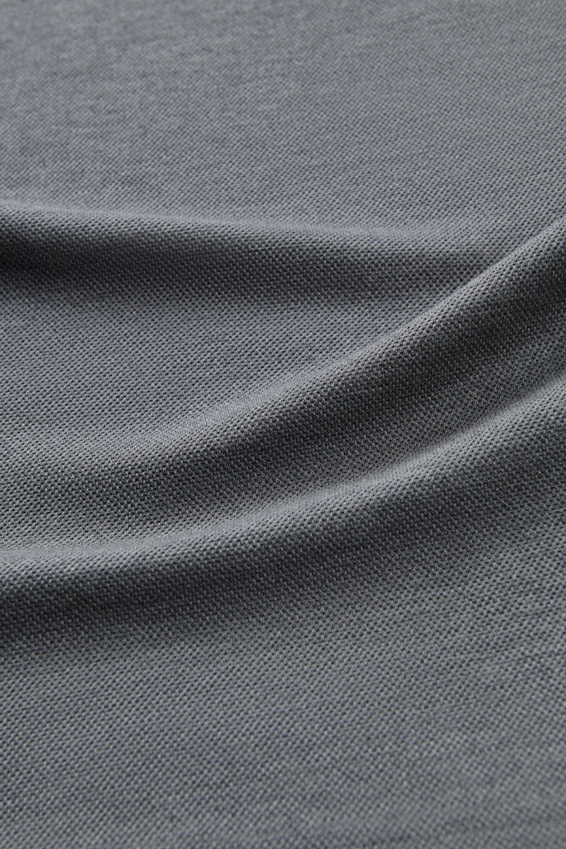 Polo piqué | Gris foncé EBCG30