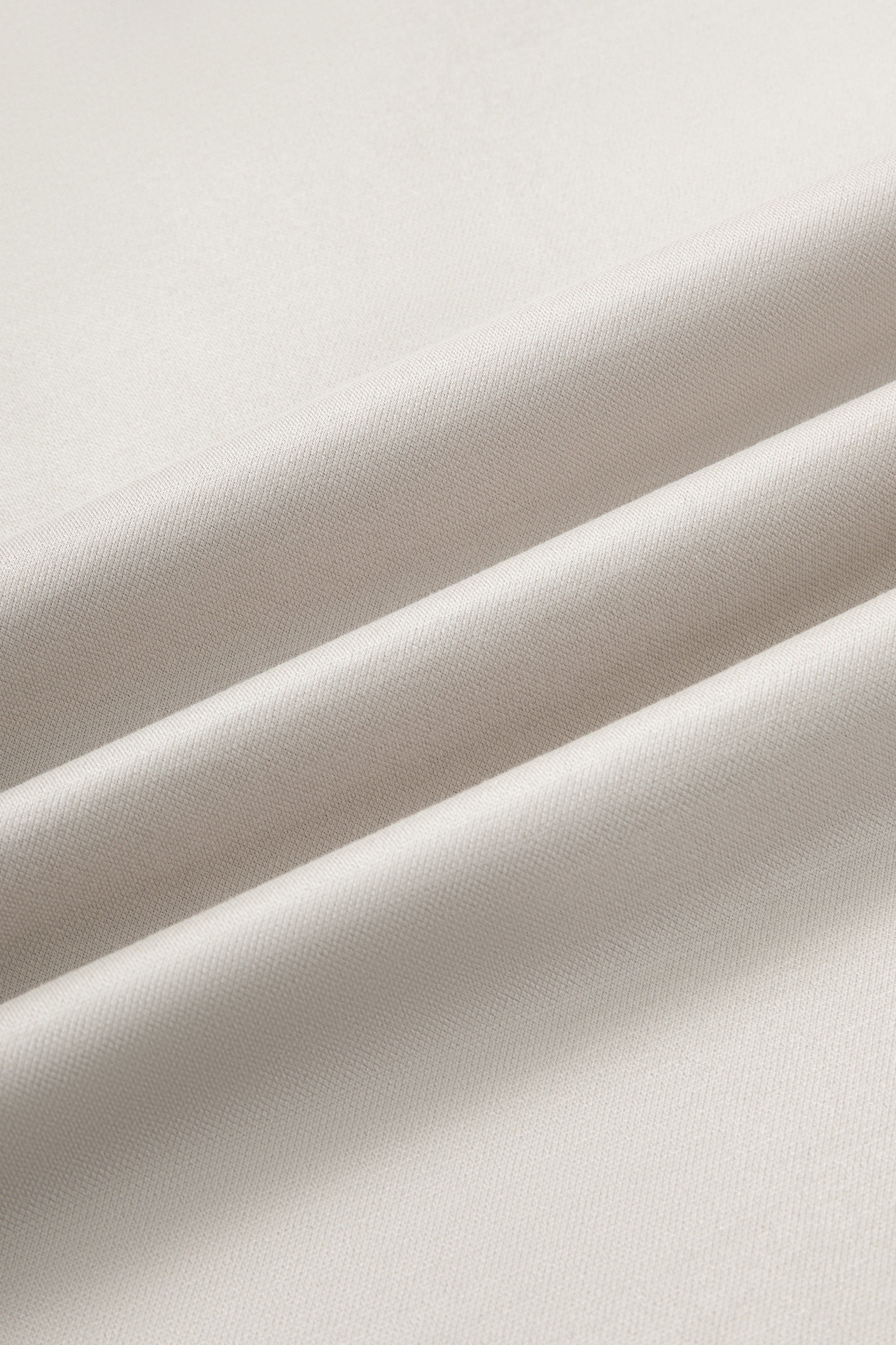 Polo jacquard coton-soie | Gris argenté PT1400