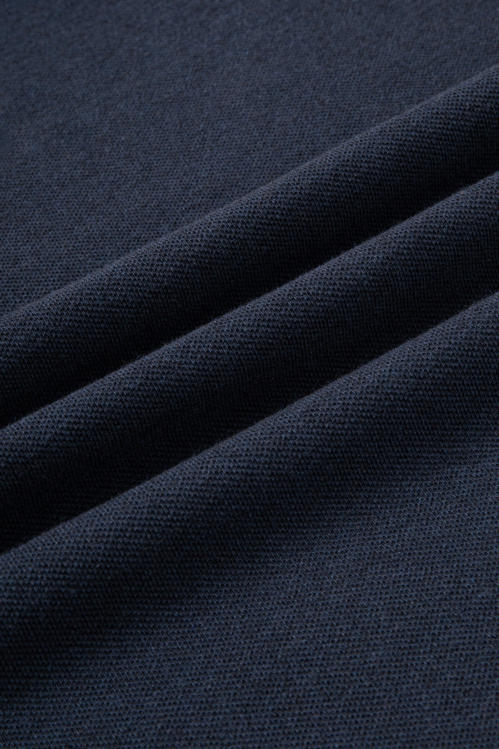 Polo Col Camp Coton-Chanvre | Bleu Marine EB1244