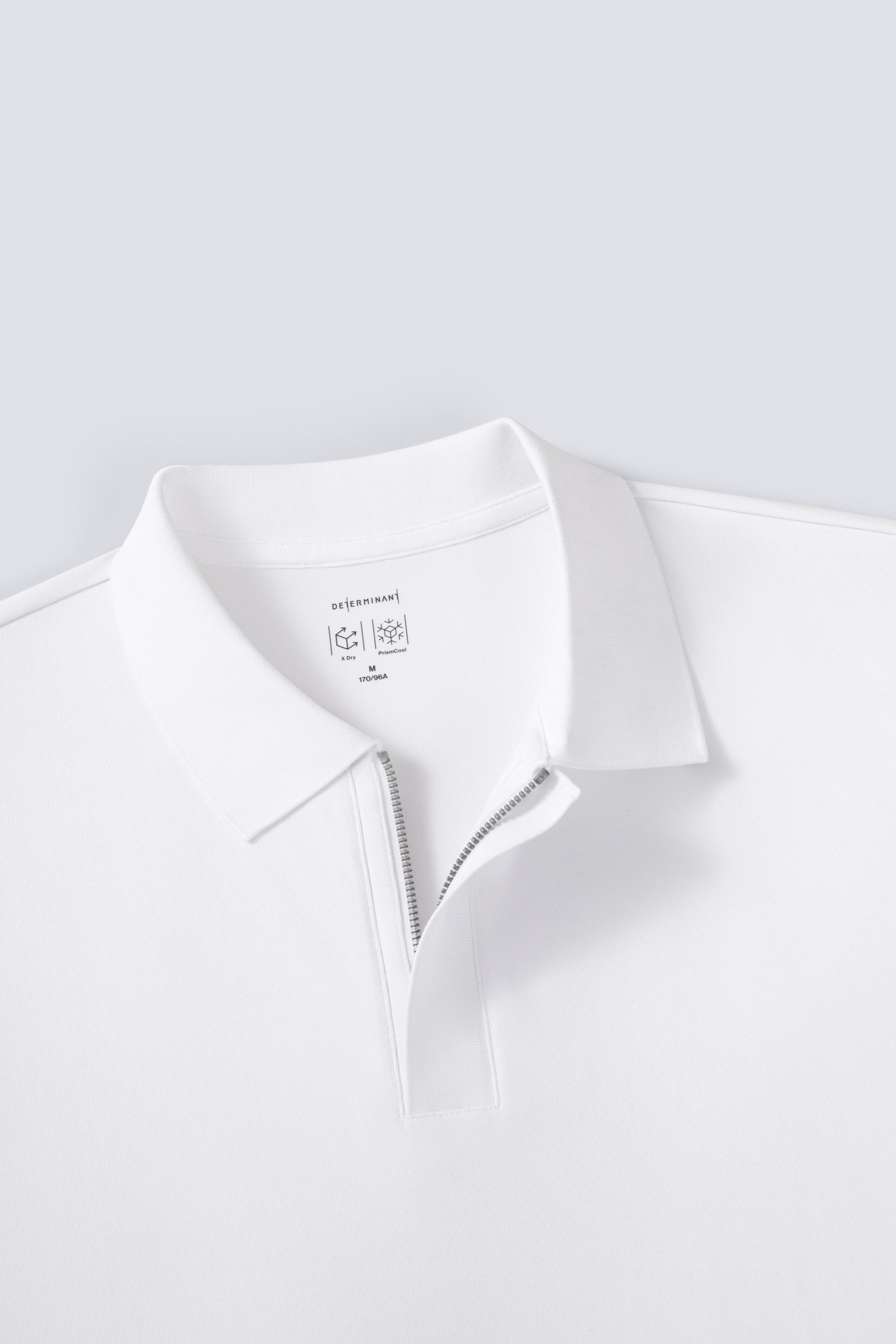 Polo zippé | Blanc WH001Z