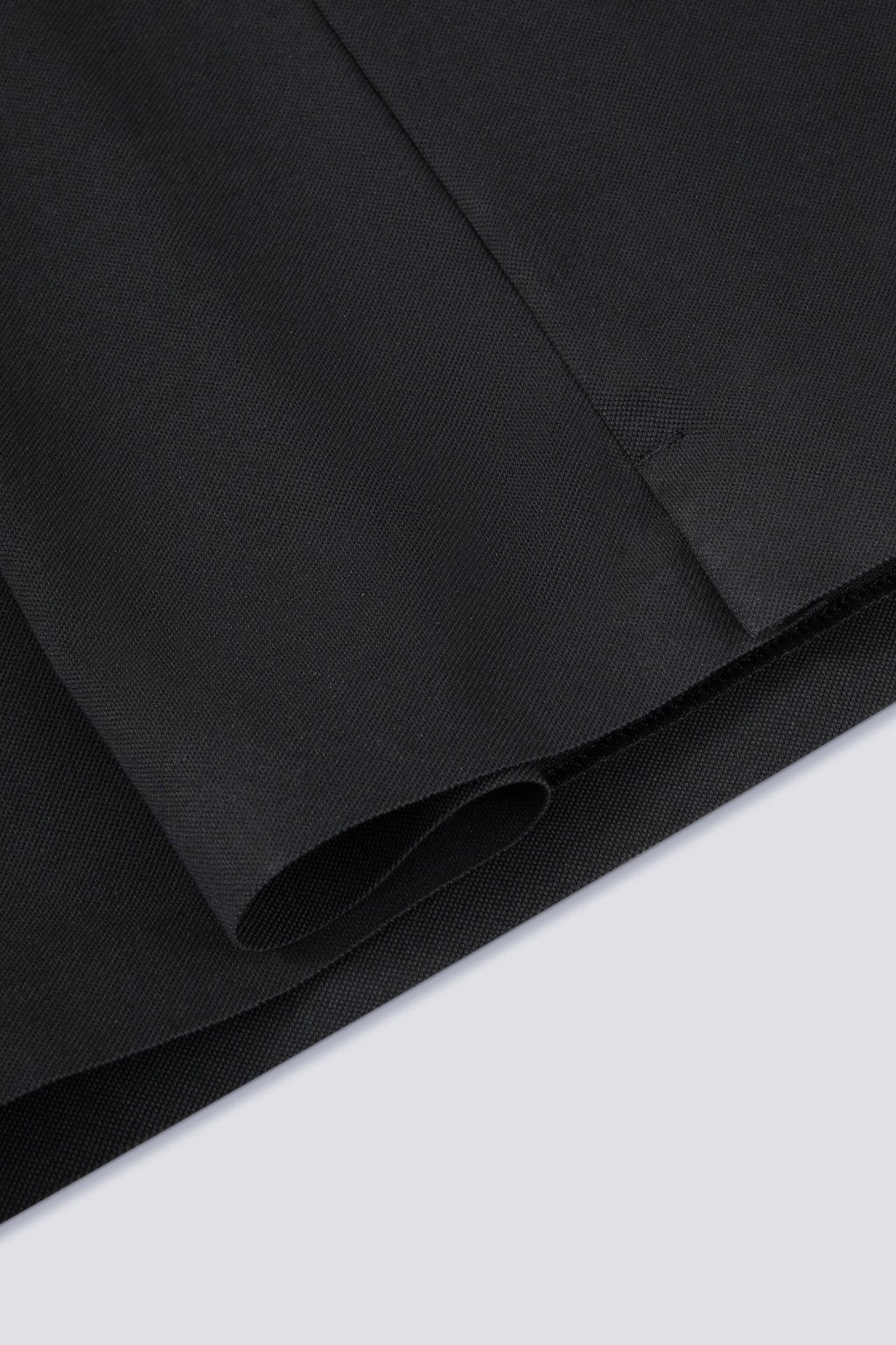 Polo piqué avec patte de boutonnage cachée | Noir BKFD01