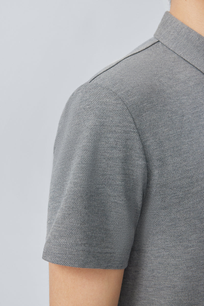 Polo piqué | Gris foncé EBCG30
