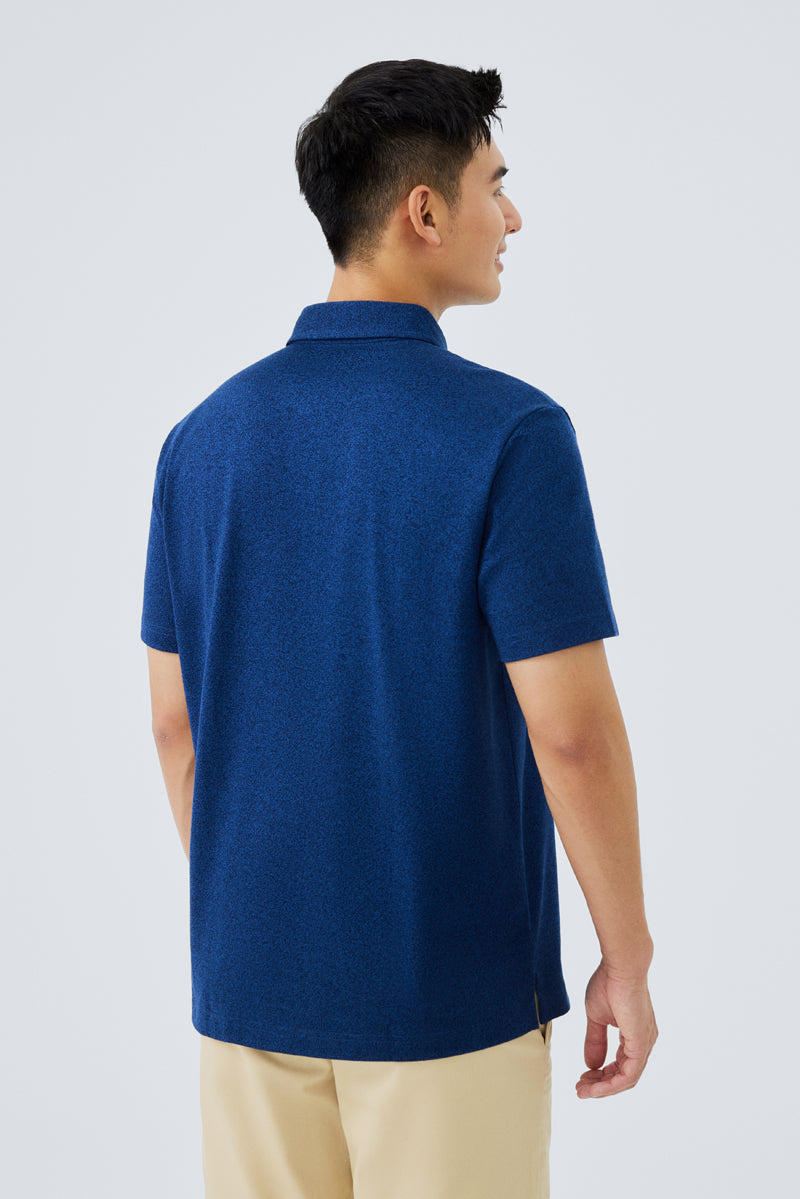 Polo Teint en sec | Bleu foncé BL3012