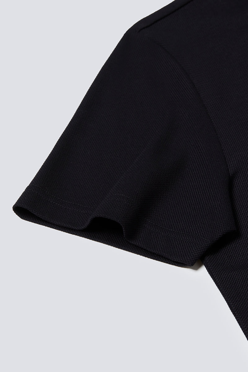Polo Piqué | Noir BKFD01