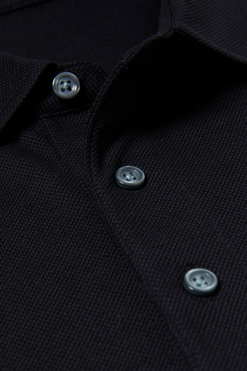 Polo Piqué | Noir BKFD01