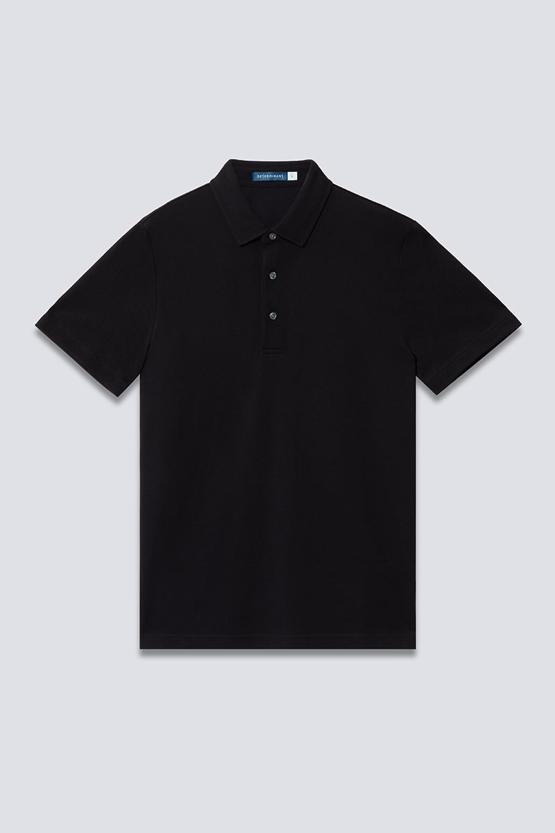 Polo Piqué | Noir BKFD01