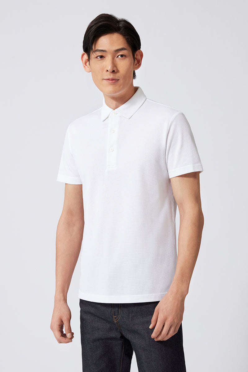 Pique Polo | Blanc WH001Z