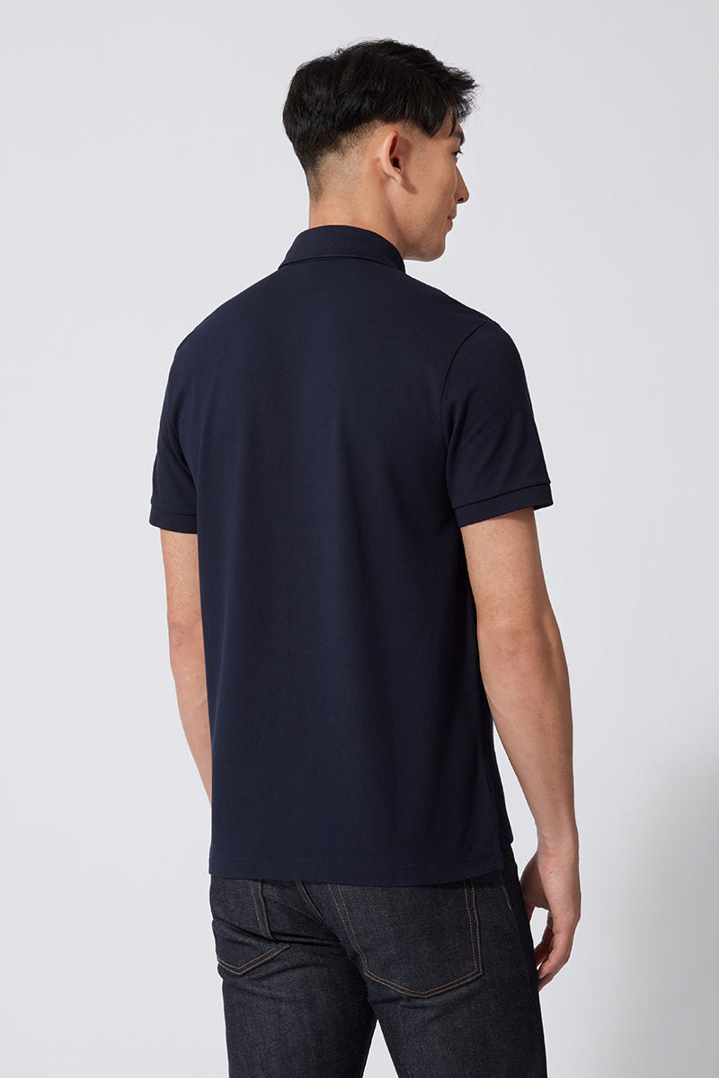Polo piqué | Bleu marine NNY096