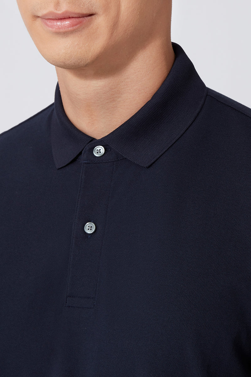 Polo piqué | Bleu marine NNY096