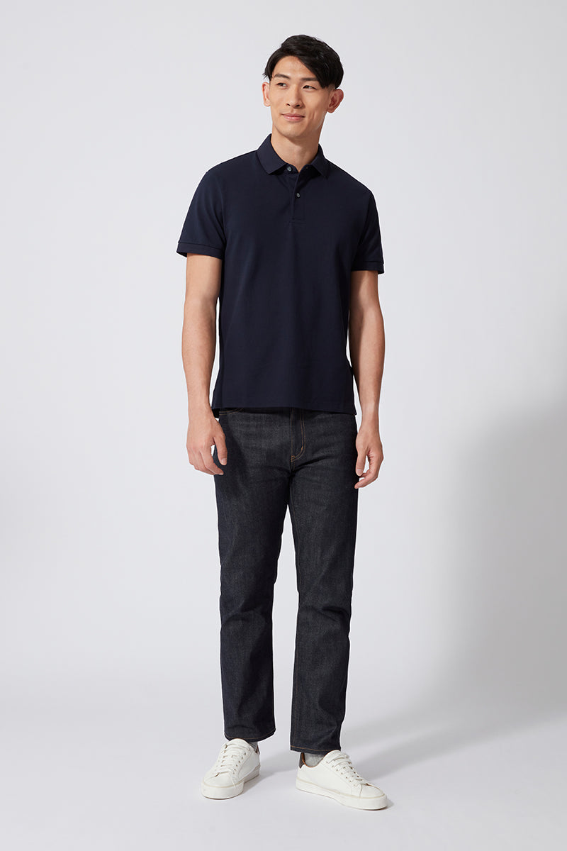 Polo piqué | Bleu marine NNY096