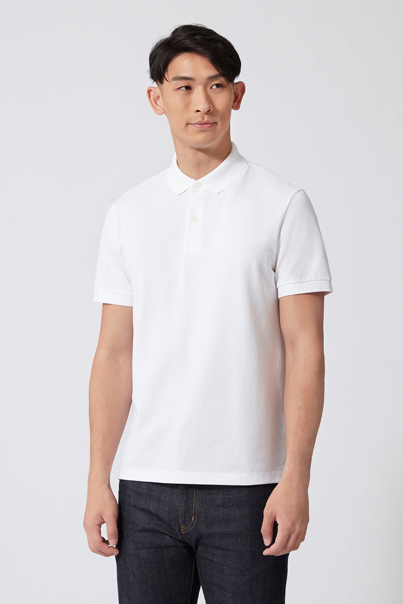Polo Piqué | Blanc WH001Z