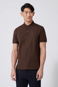 Polo piqué | Marron BRE046