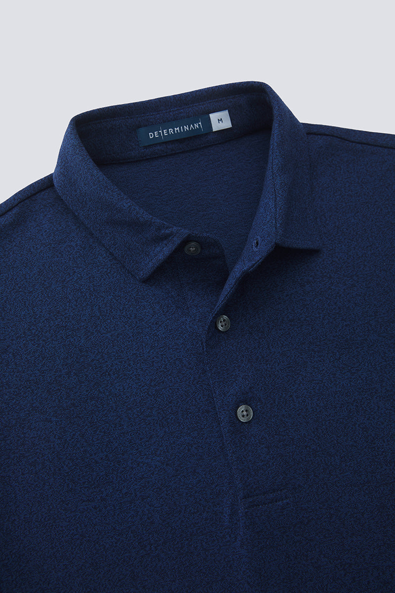 Polo Teint en sec | Bleu foncé BL3012