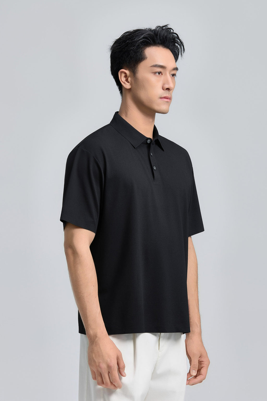 Polo Piqué Coupe Franche | Noir BKFD01