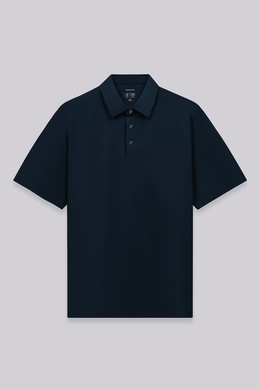 Polo piqué raffiné | Bleu marine 14036N