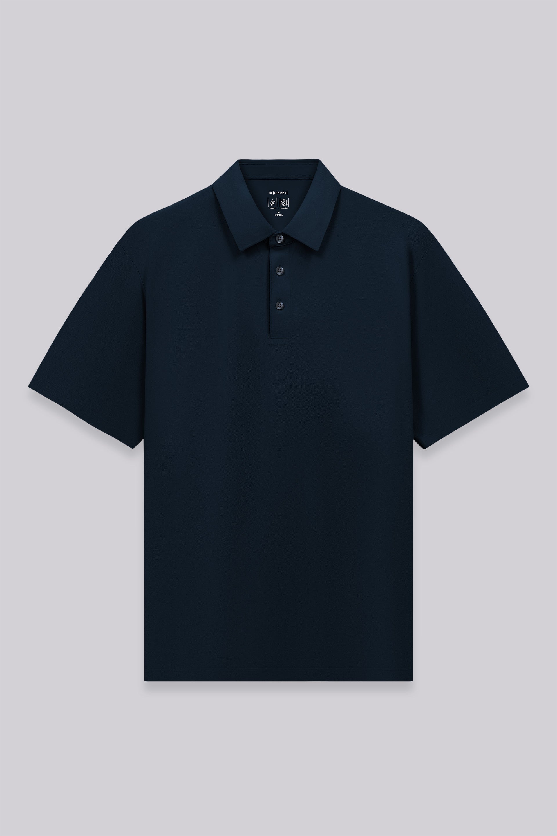 Polo piqué raffiné | Bleu marine 14036N