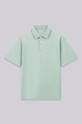 Polo en maille double-face | Gris ciel PT4504