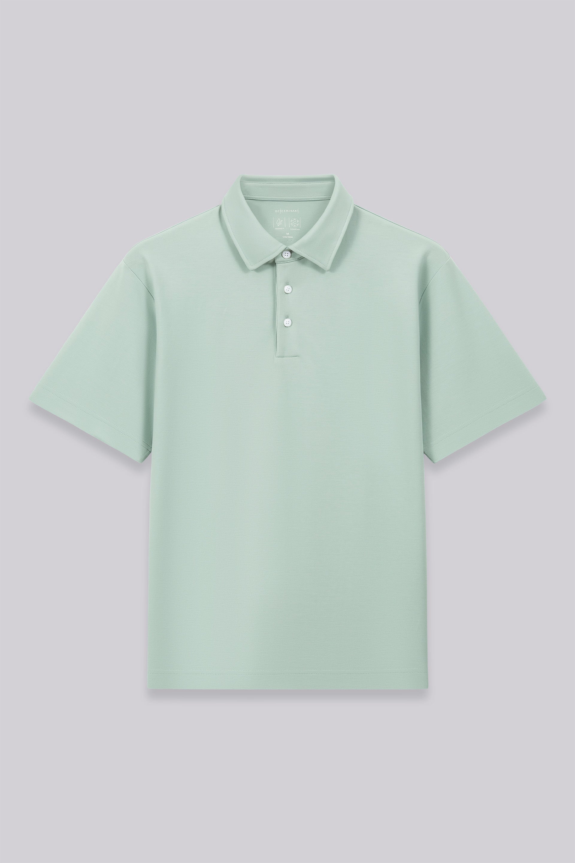 Polo en maille double-face | Gris ciel PT4504