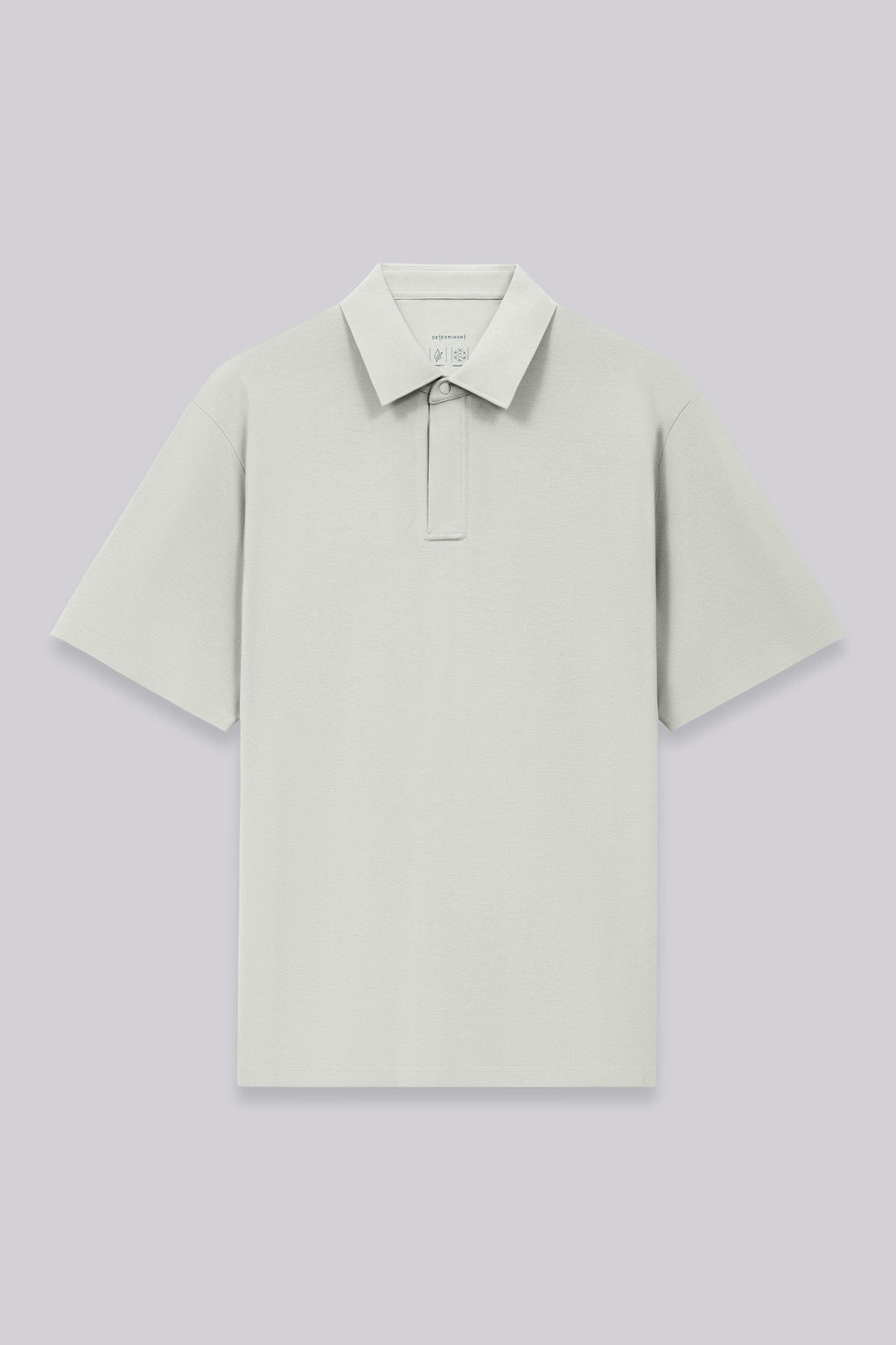 Polo piqué raffiné à patte de boutonnage cachée | Gris GYE128