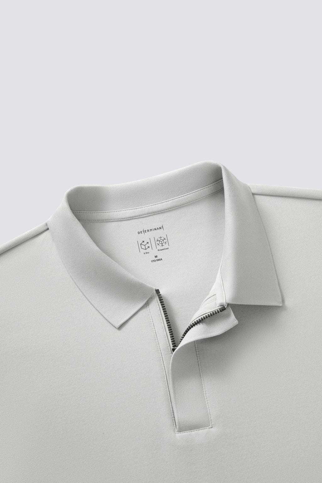 Polo zippé | Gris GYE128
