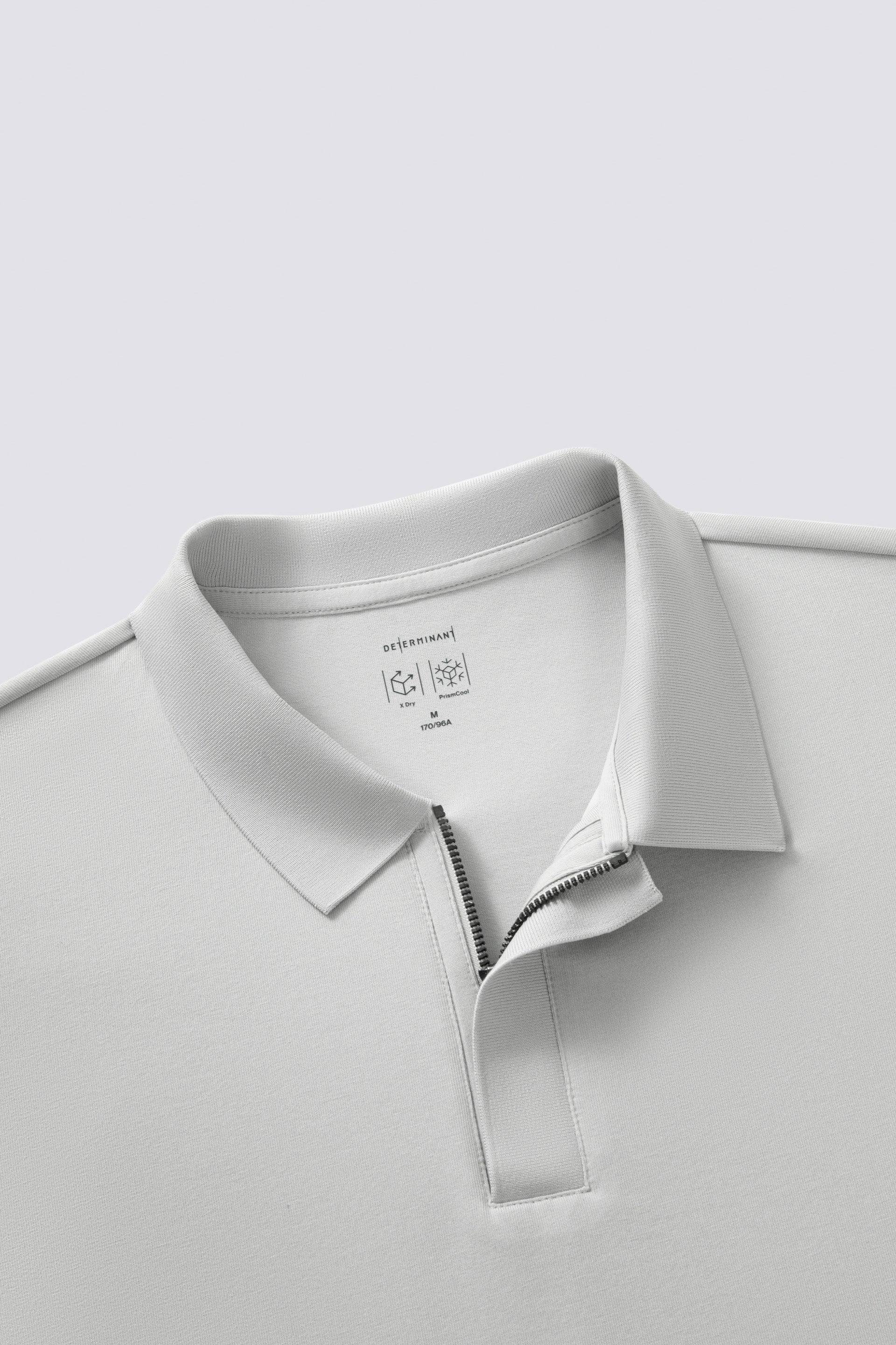 Polo zippé | Gris GYE128