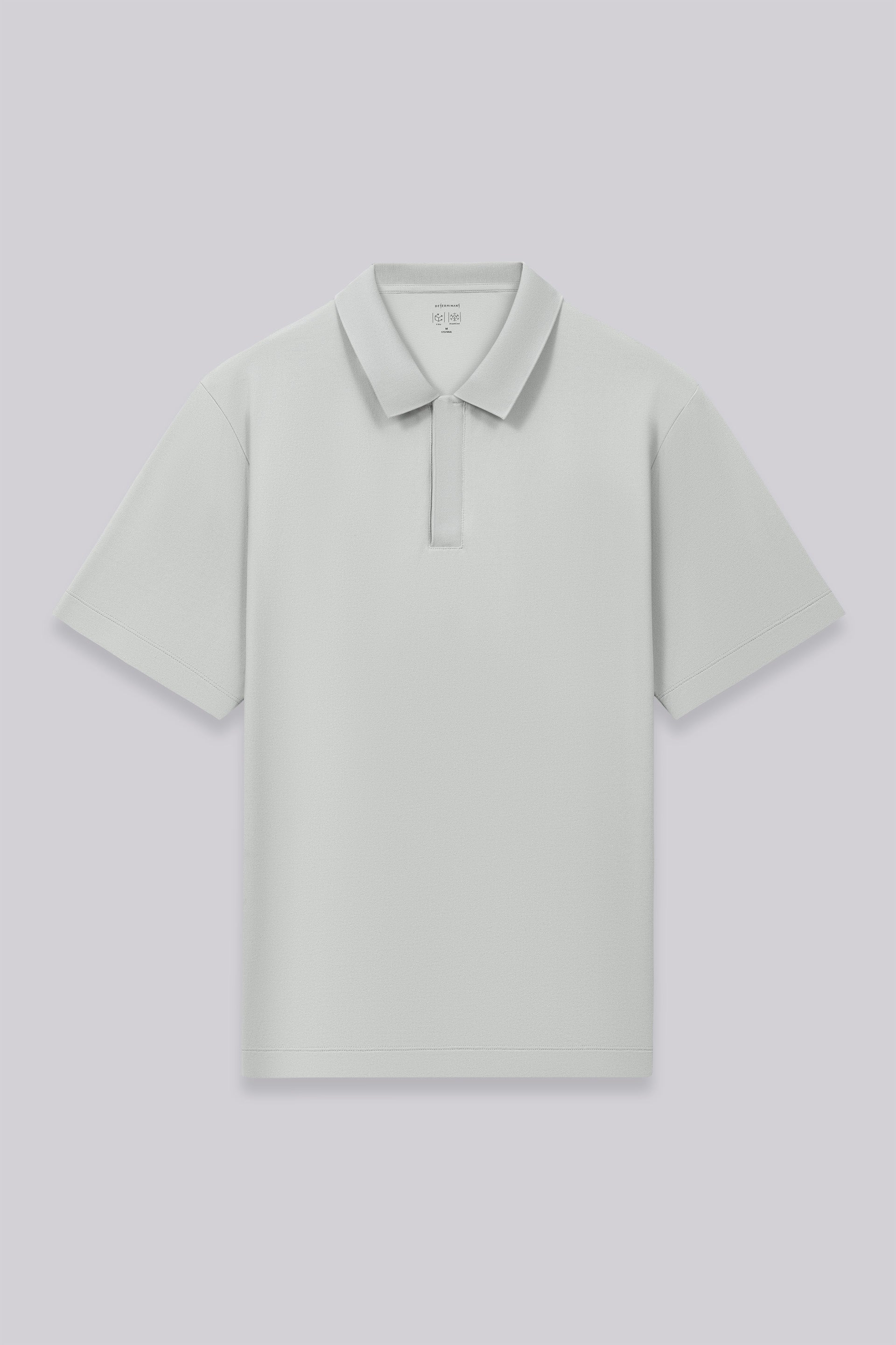 Polo zippé | Gris GYE128