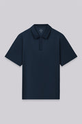 Polo zippé | Marine 14036N