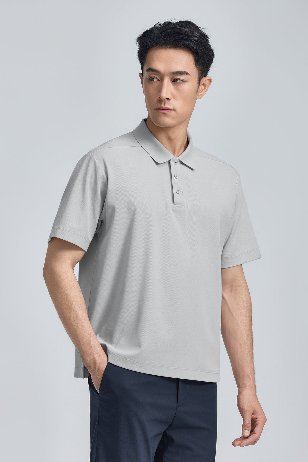 Polo piqué | Gris GYE128