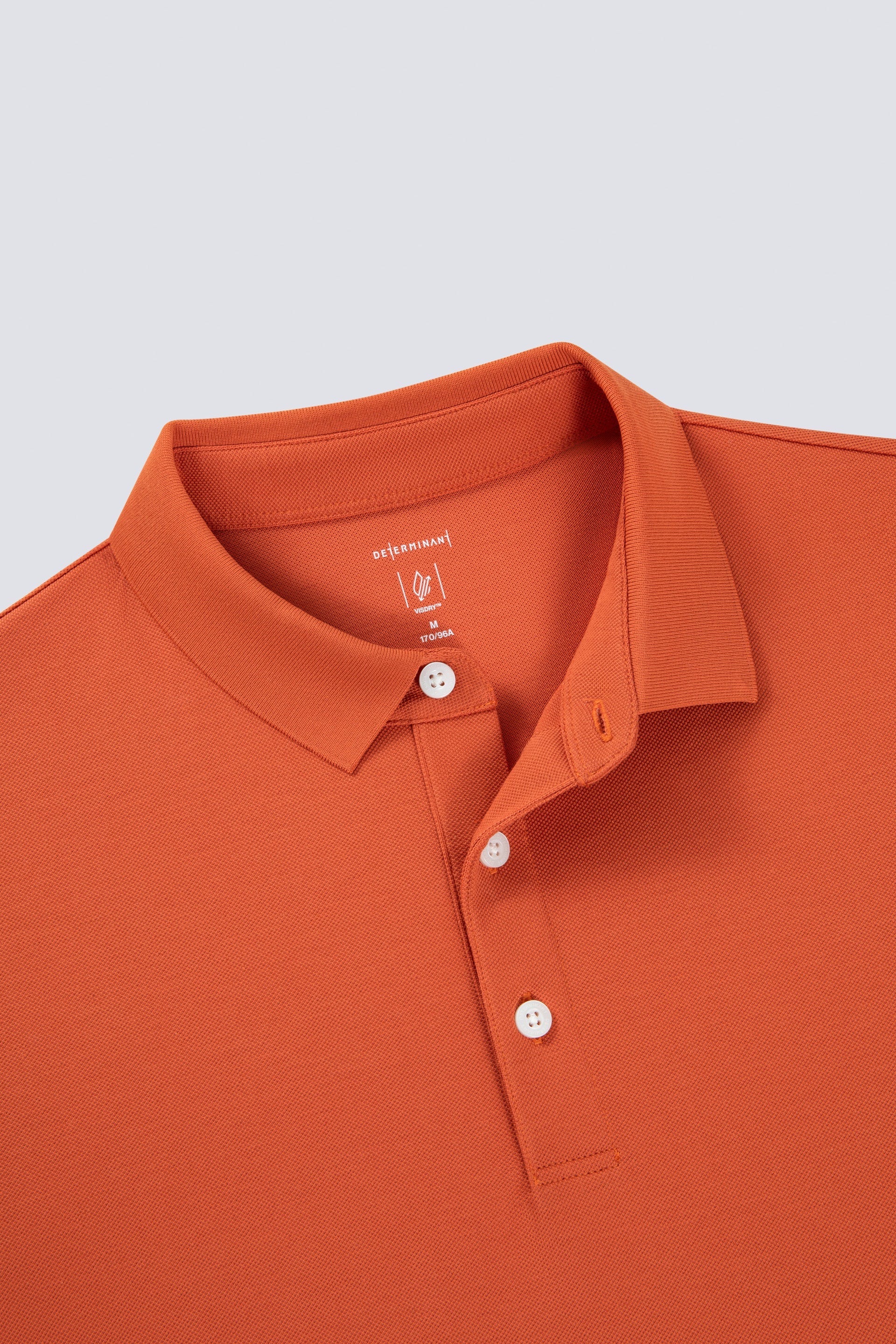 Polo piqué 3 boutons | Rouille orangée PT1447