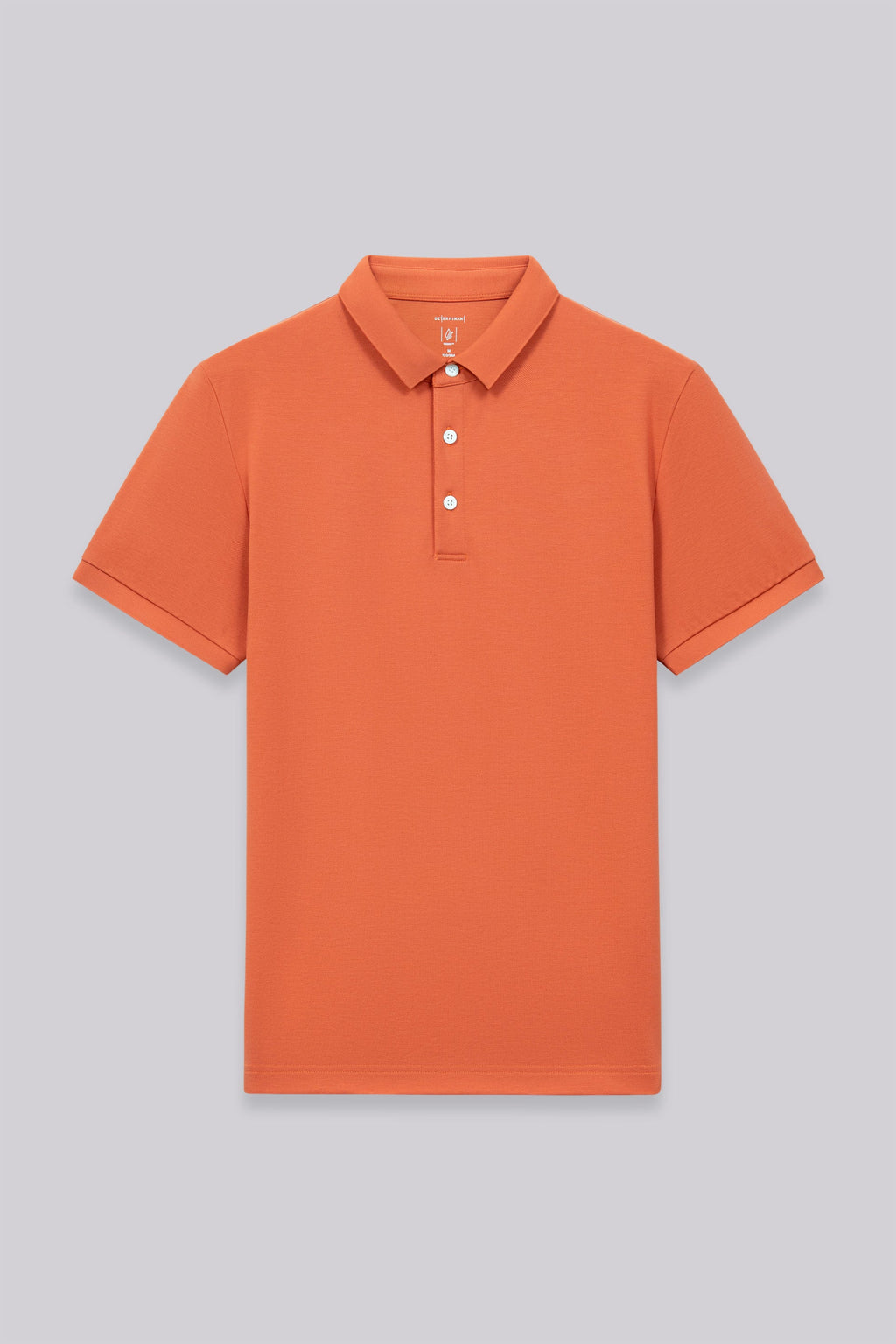 Polo piqué 3 boutons | Rouille orangée PT1447