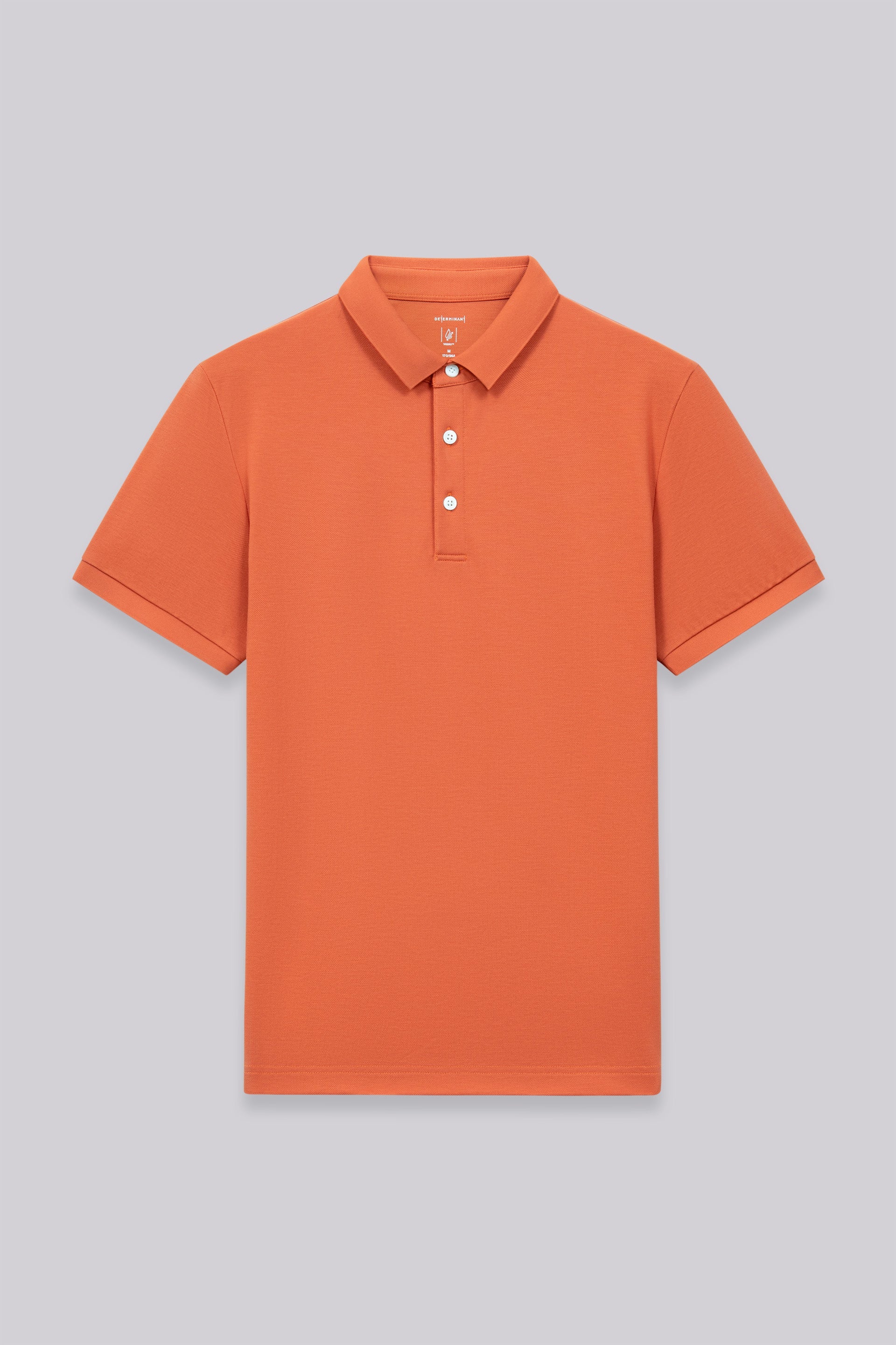 Polo piqué 3 boutons | Rouille orangée PT1447