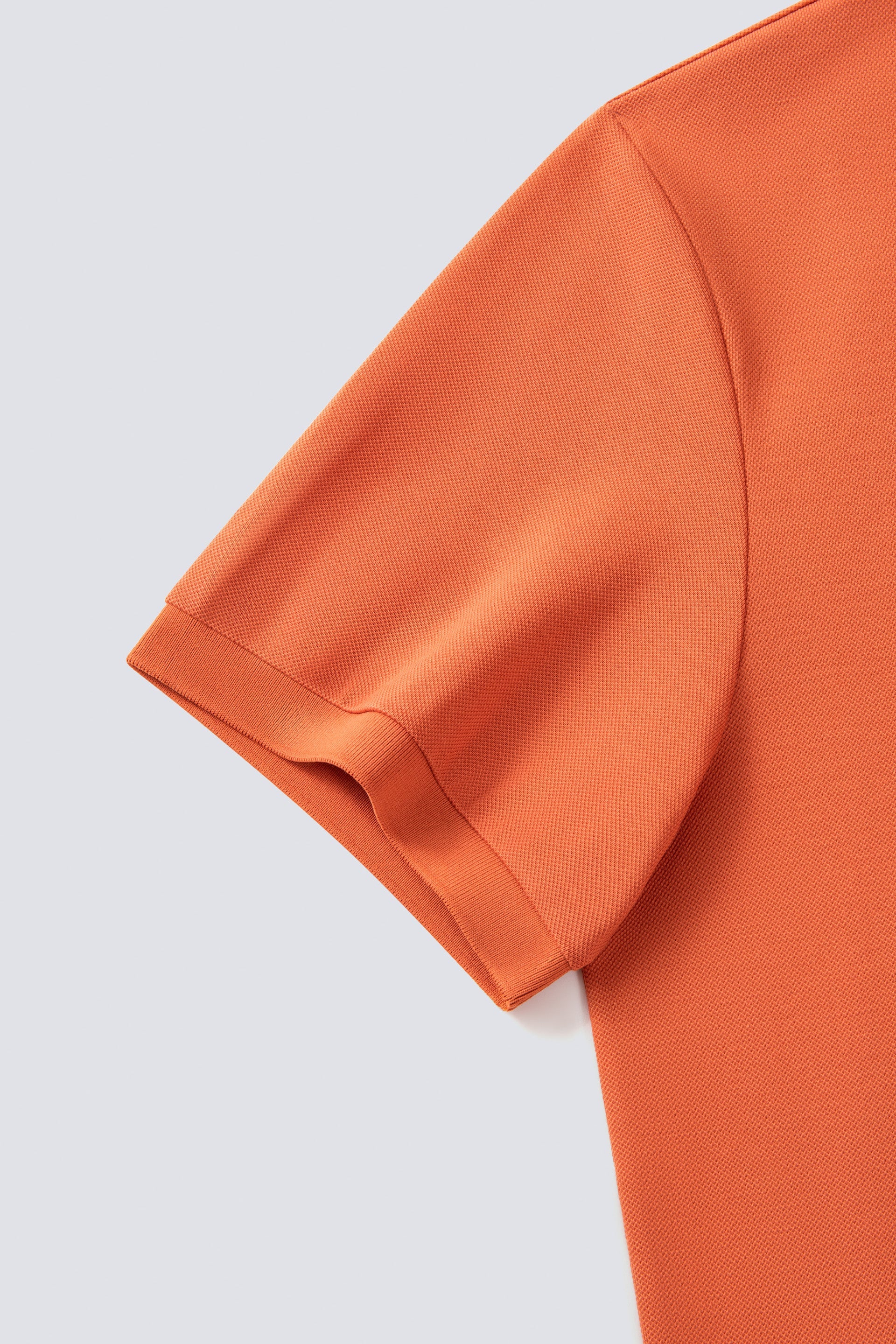 Polo piqué 3 boutons | Rouille orangée PT1447