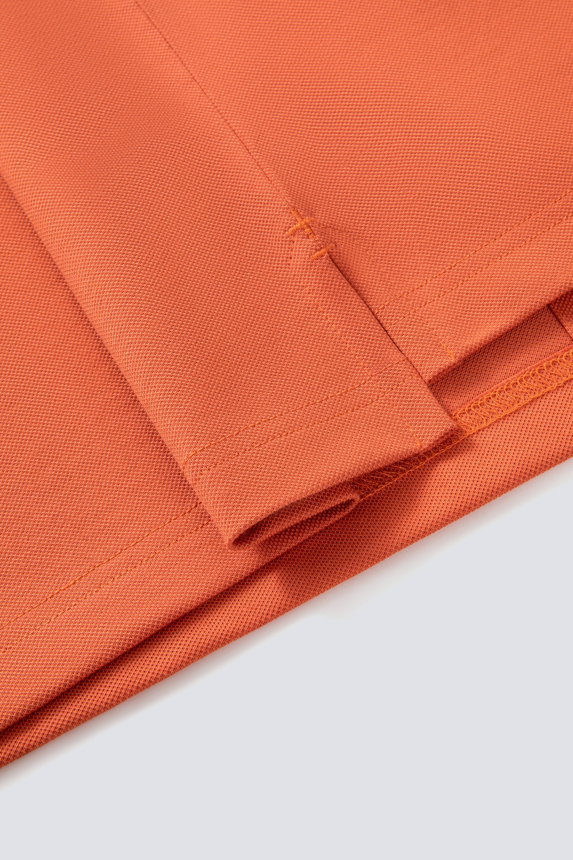 Polo piqué 3 boutons | Rouille orangée PT1447