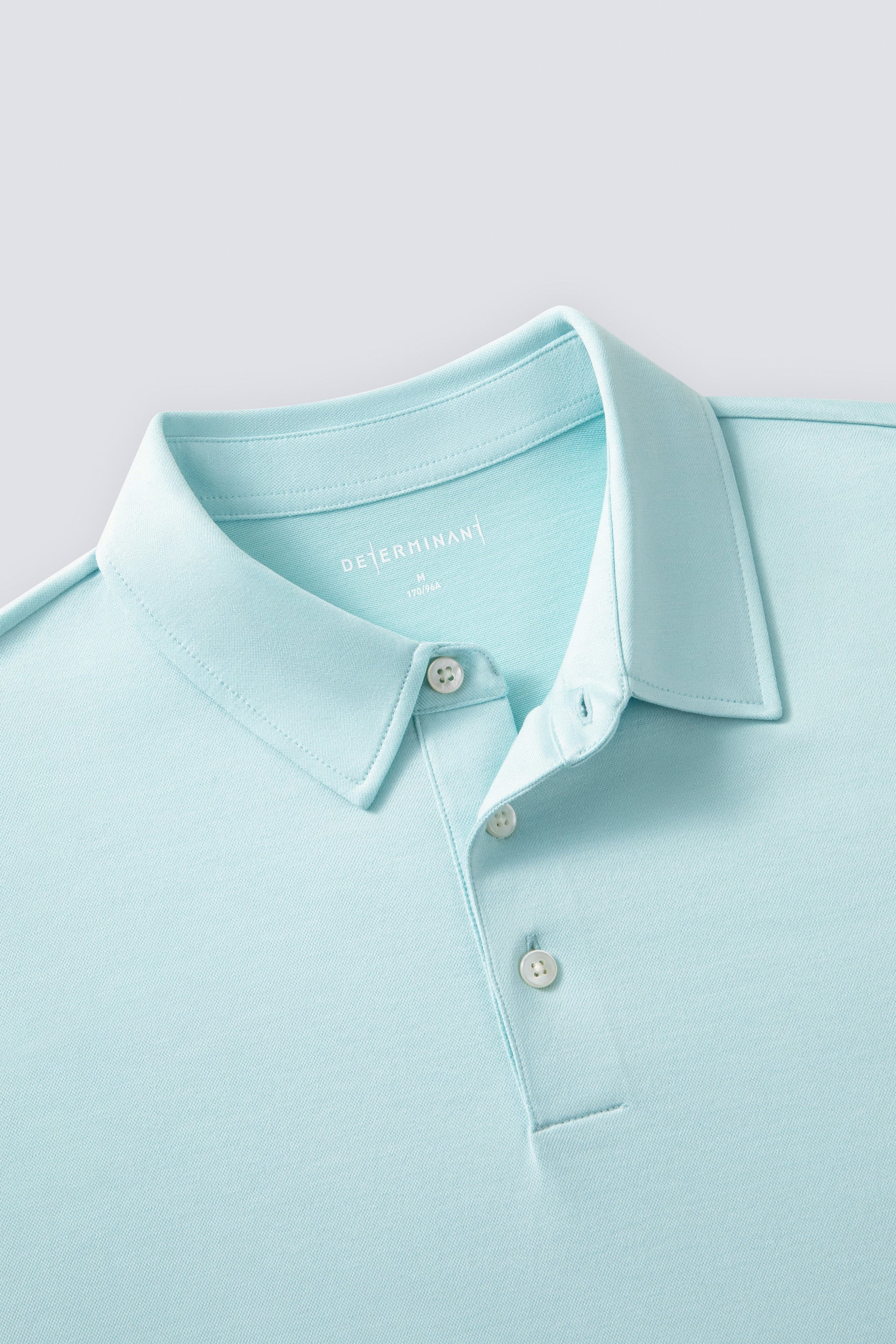 Polo en jacquard coton-soie | Aqua Glacé PT5410