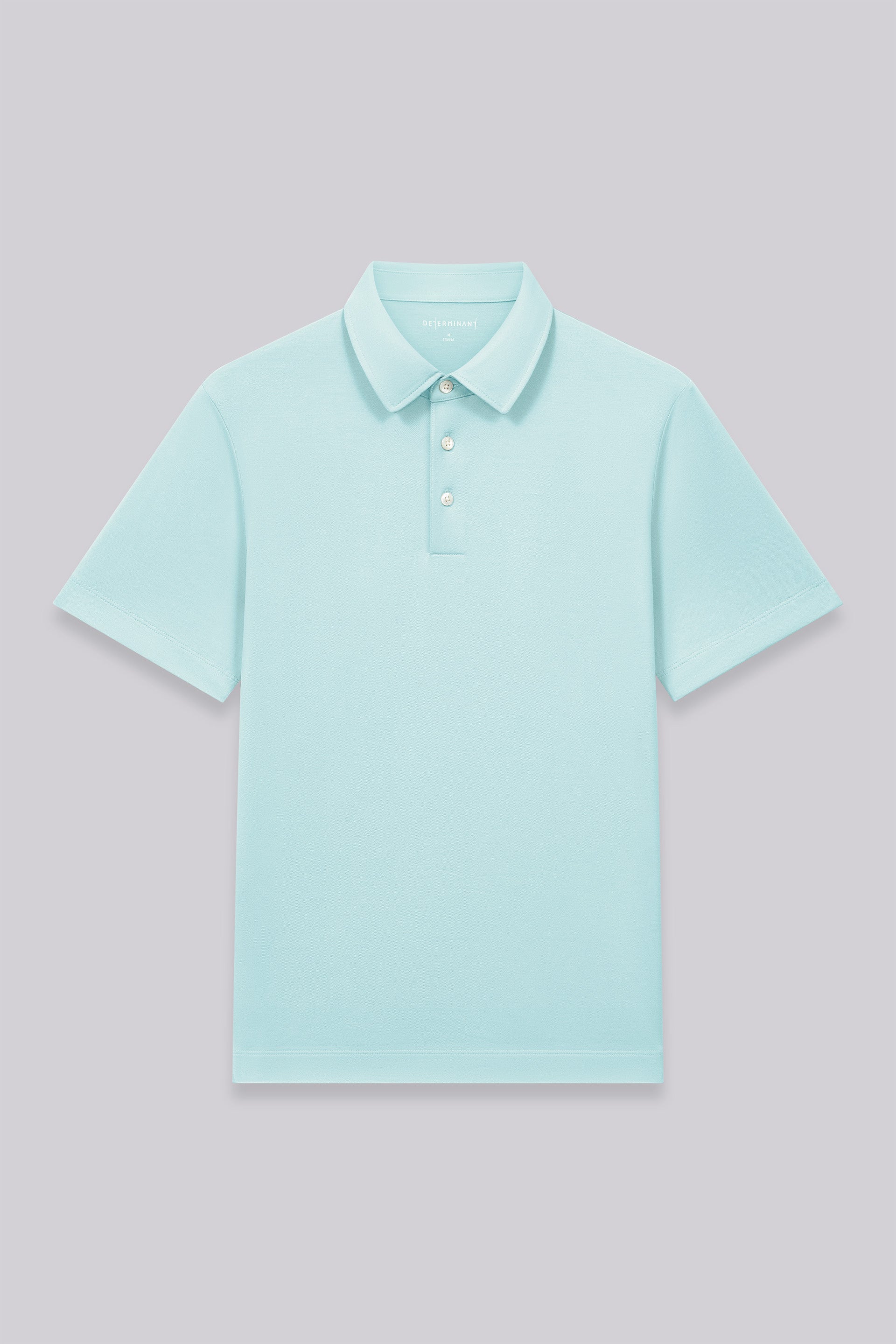 Polo en jacquard coton-soie | Aqua Glacé PT5410
