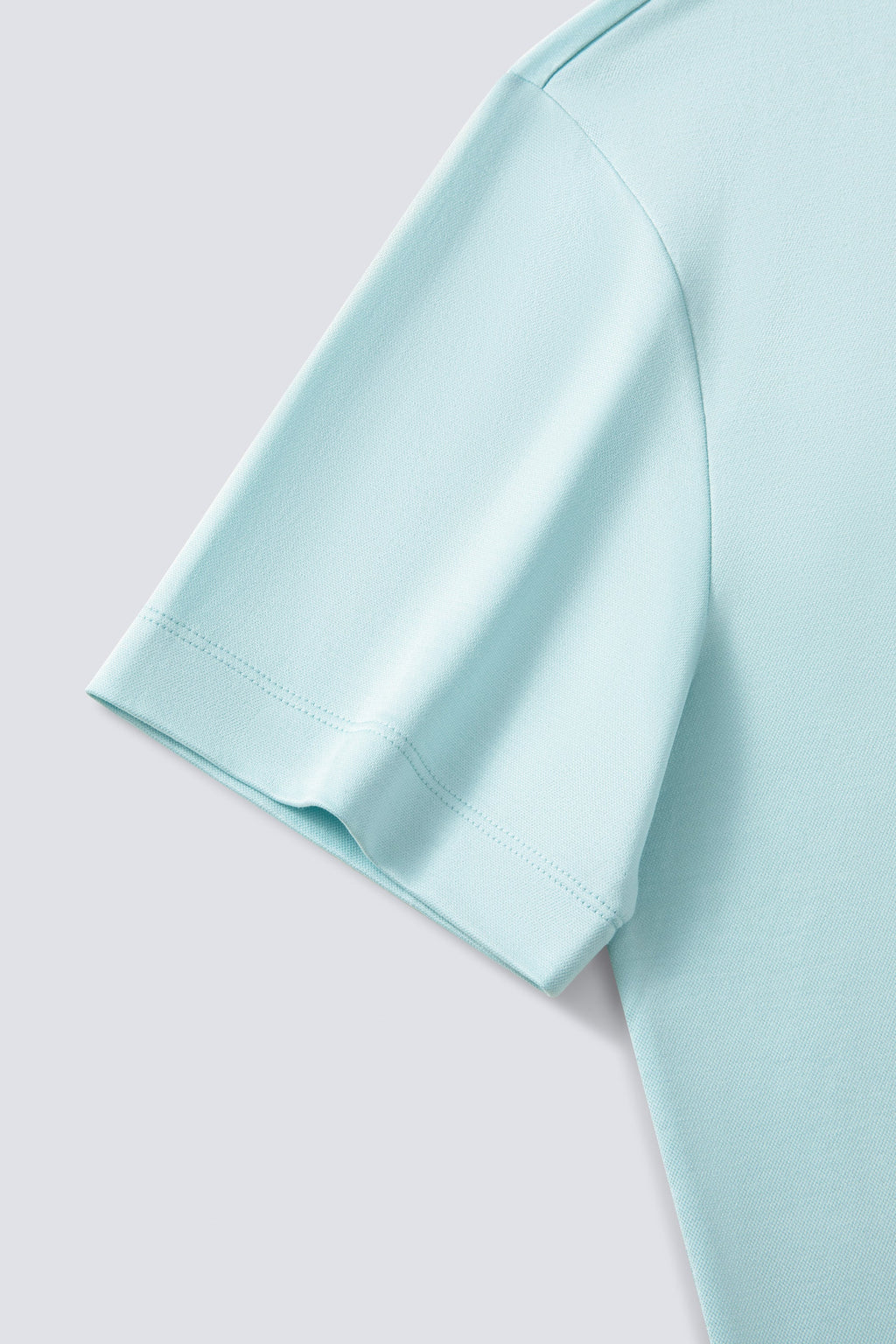 Polo en jacquard coton-soie | Aqua Glacé PT5410