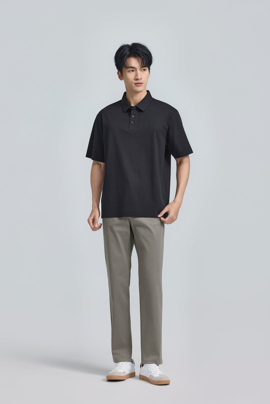 Polo Collé | Noir BKFD01