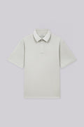Polo en tissu contrecollé | Gris clair GYFL01