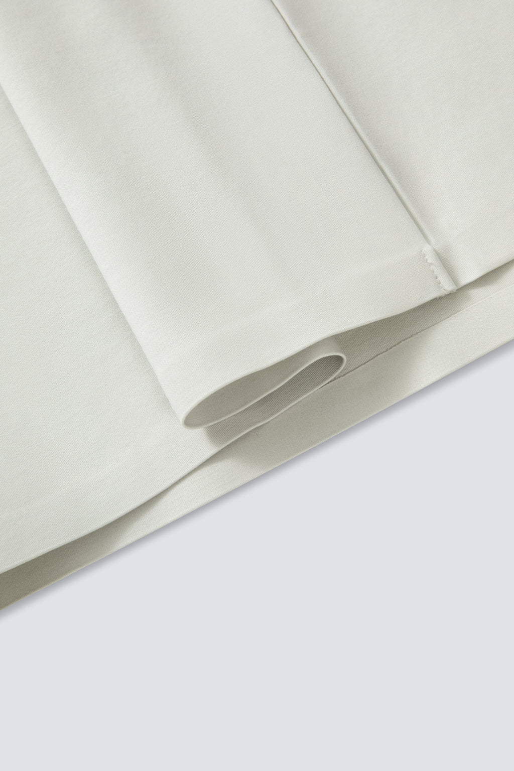 Polo en tissu contrecollé | Gris clair GYFL01