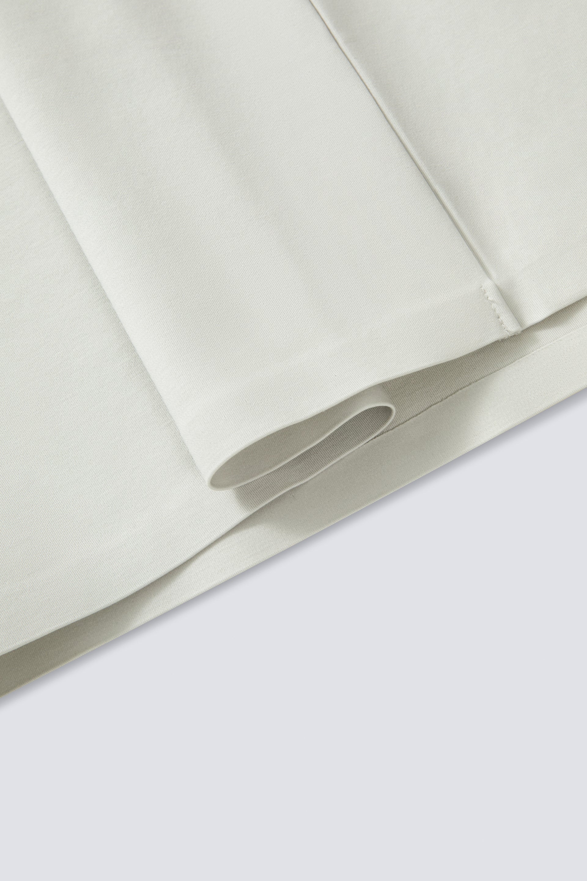 Polo en tissu contrecollé | Gris clair GYFL01