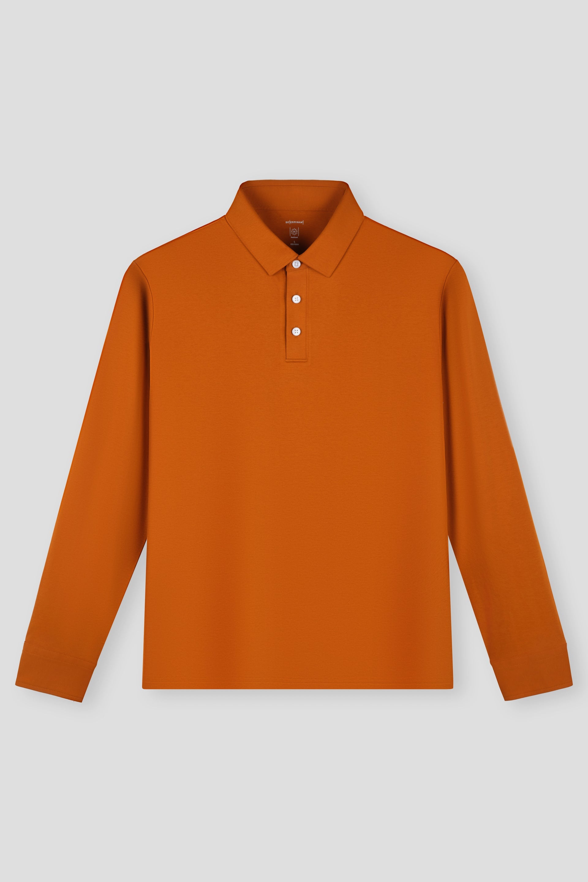 Polo à manches longues | Orange Abricot PT1163