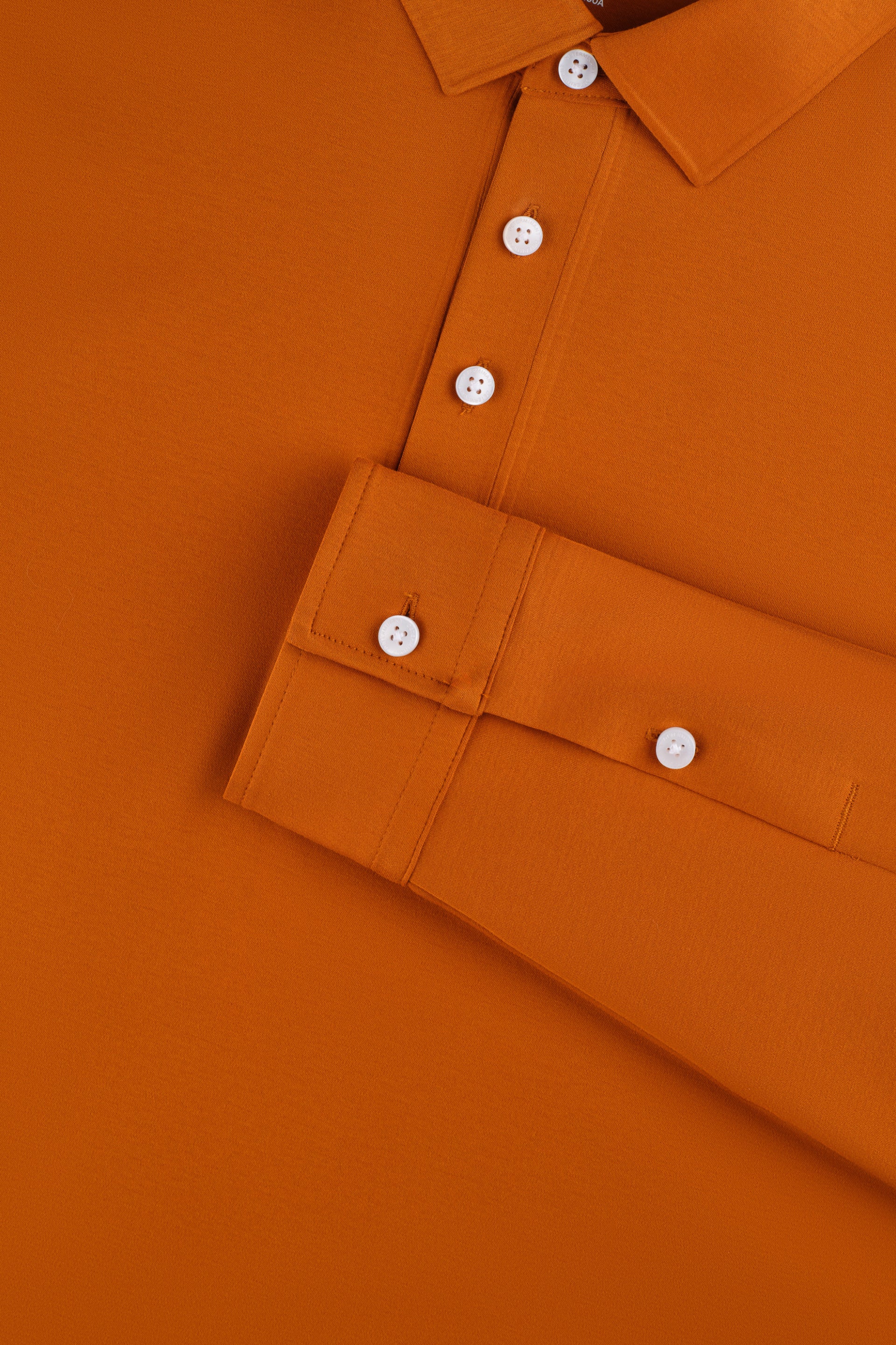 Polo à manches longues | Orange Abricot PT1163