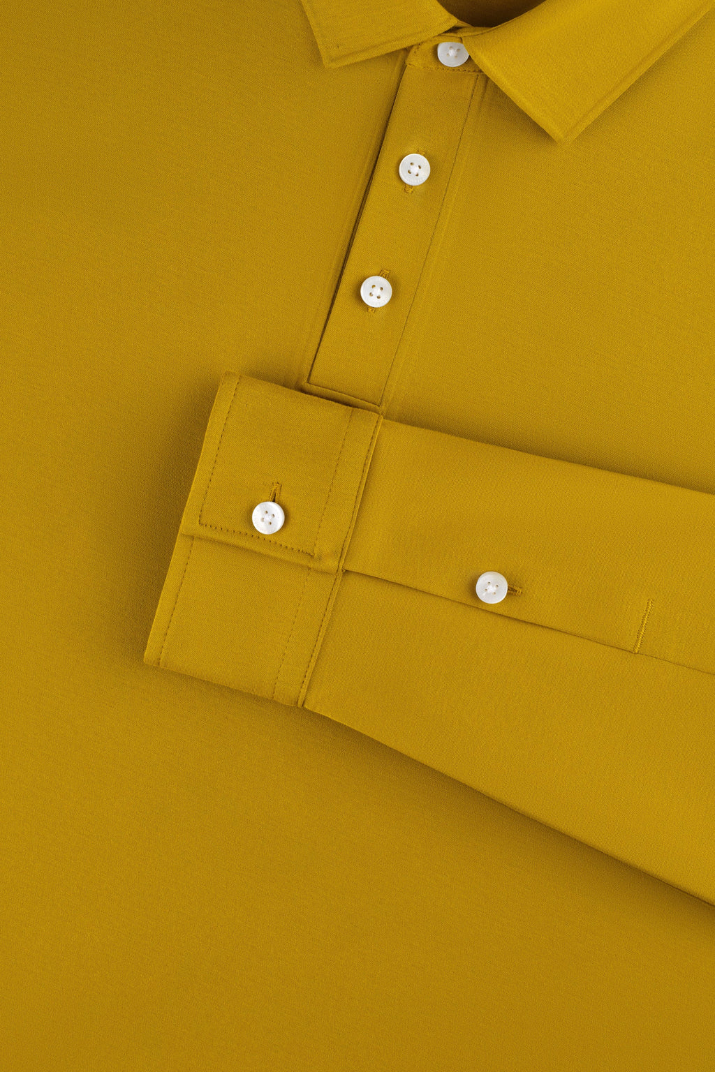 Polo Manches Longues | Jaune Palmier PT0839
