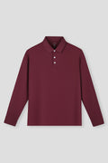 Polo manches longues | Prune bordeaux PT1627