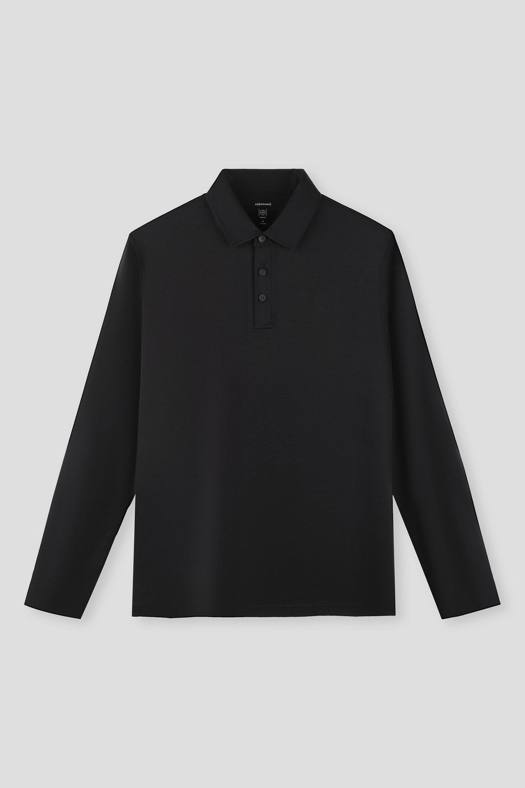 Polo manches longues | Noir BKFD01