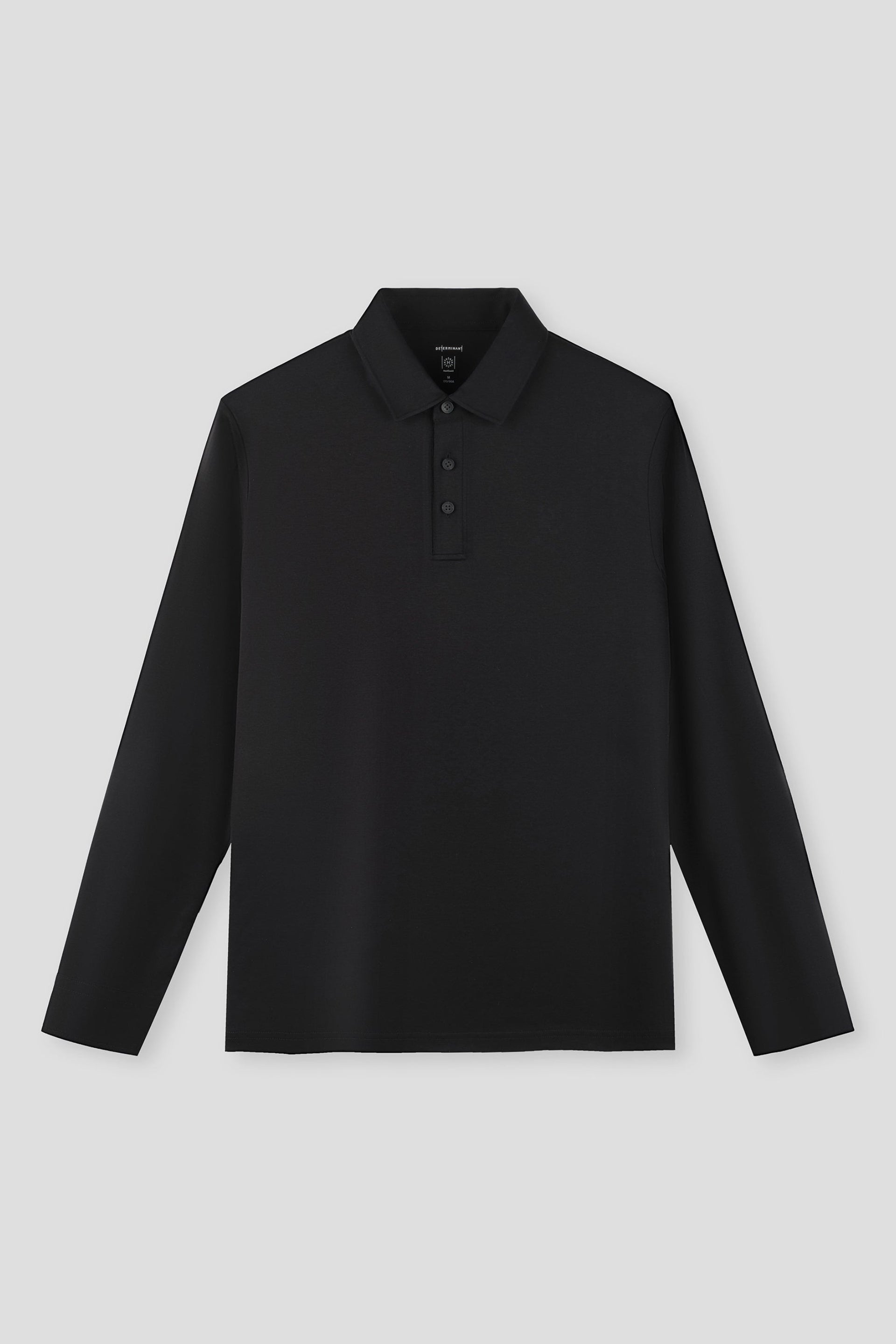 Polo manches longues | Noir BKFD01