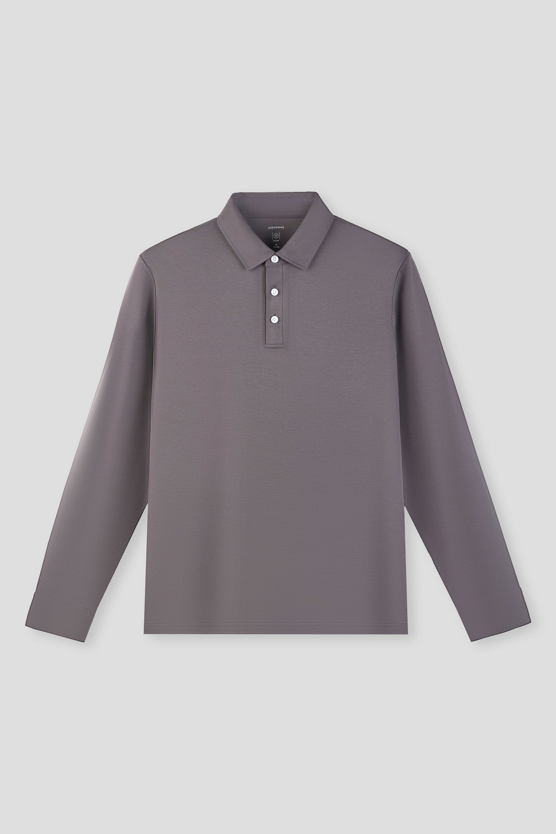 Polo manches longues | Gris GYE149