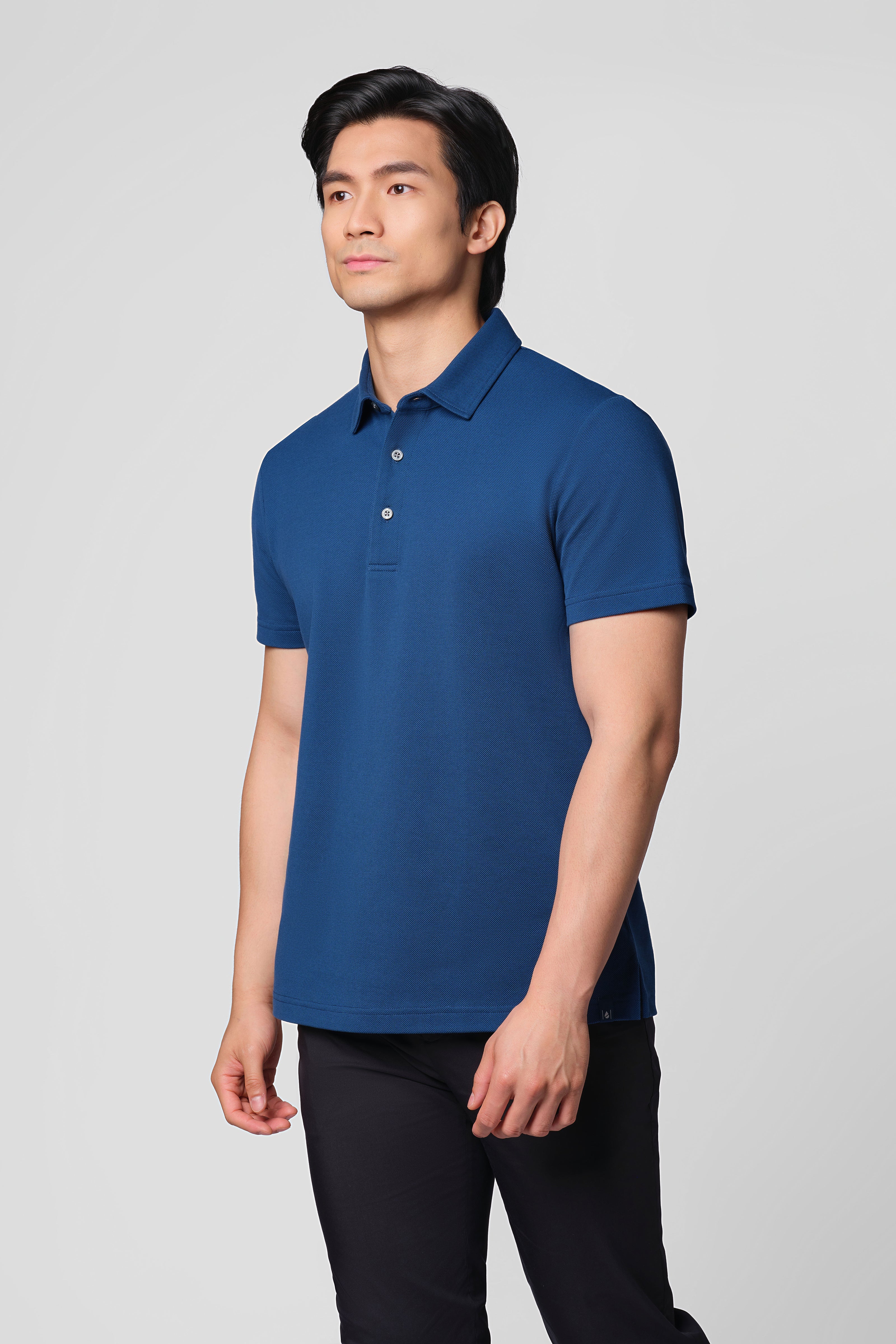Polo teinté sans eau | Bleu Fjord MB2607