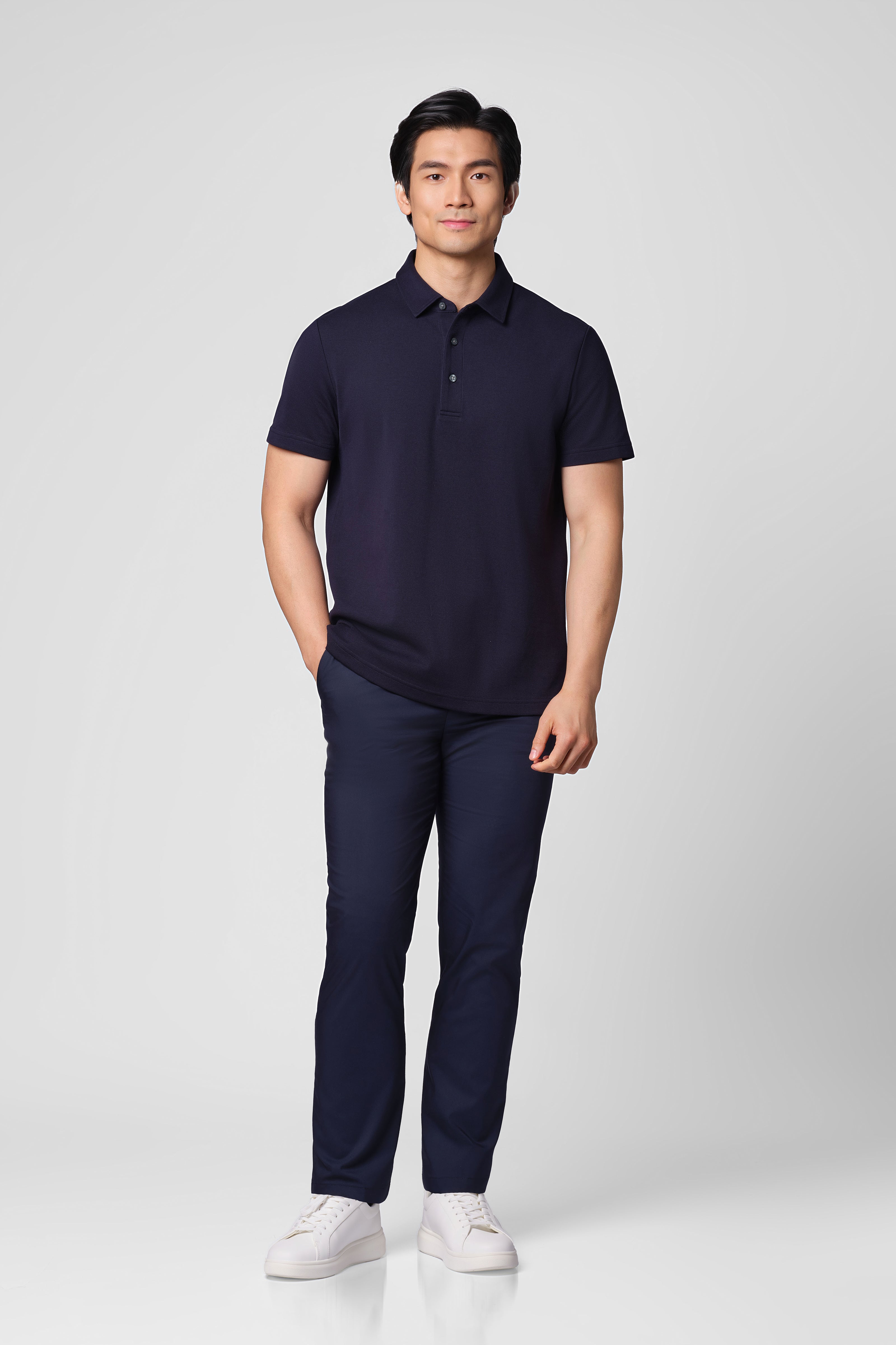 Polo Teint Sans Eau | Bleu Marine Polaire NNY240